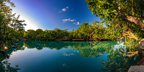 The Blue Lagoon, Port Vila, Efate, Vanuatu - famous tourist destination