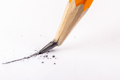 Distorted Pencil Broken Pencil Stylus Poorly Sharpened Pencil For Drawing Light ...
