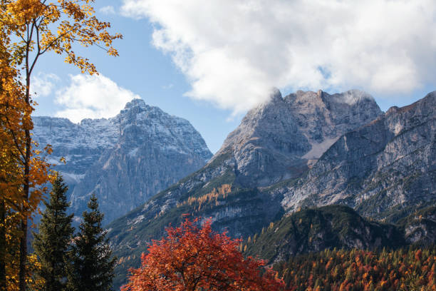 istock Beautiful Alpine Mountains in Autumn 1204701007