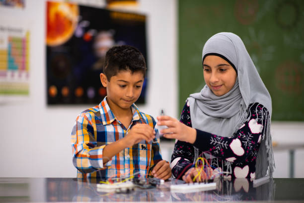 istock Elementary Students Working on a STEM Project stock photo 1204702658