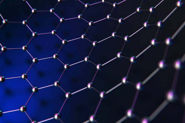 istock graphene atomic structure for nanotechnology background stock photo 1204738900