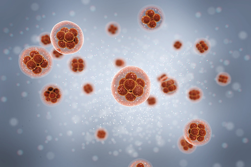 Virus Cells stock photo