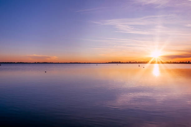 Sunrise at Lake Boga outside of Swan Hill in Victoria’s far North