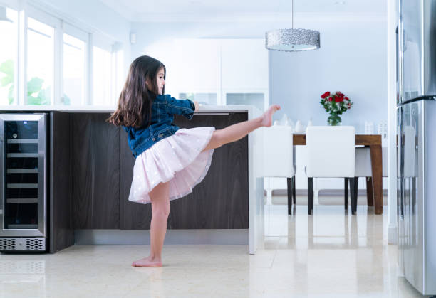 istock Little hispanic ballerina 1204753852
