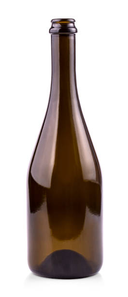 istock empty bottle of wine isolated on a white background 1204758763
