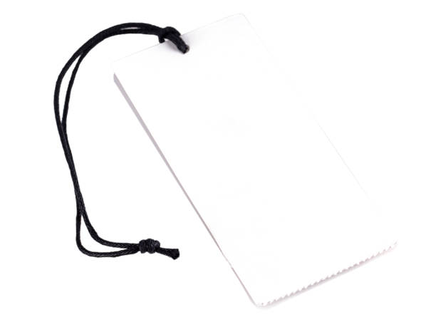 istock Blank paper price tag or label isolated 1204763387