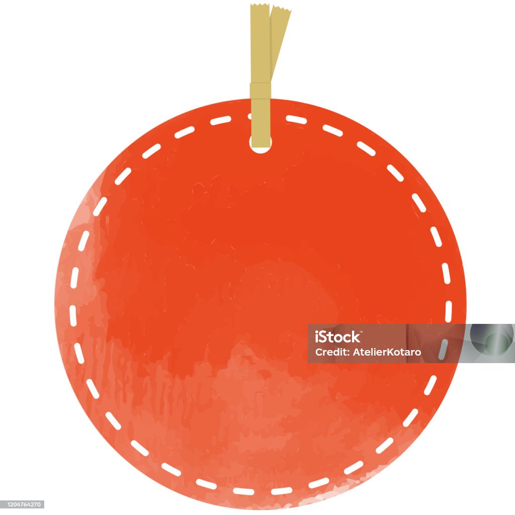 Tag Roud Red Round Tag Stock Illustration - Download Image Now - Bass Instrument ...