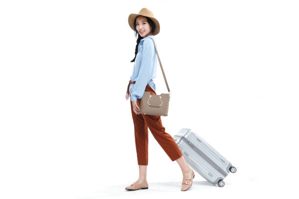 istock Young woman travel 1204766347