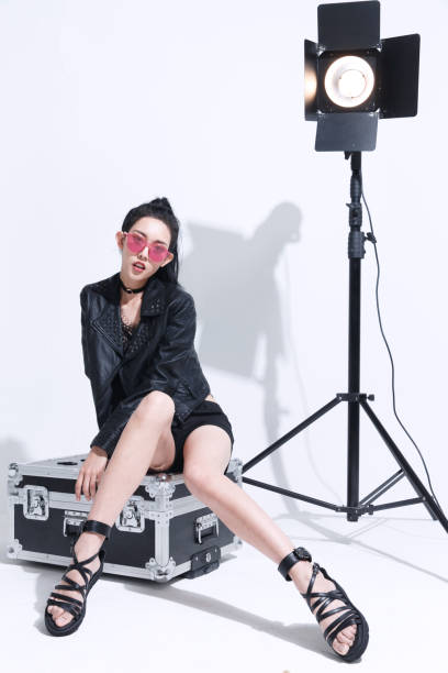 istock Fashion models are in the studio 1204766469