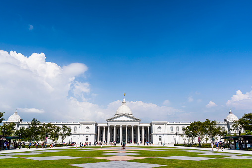 Tainan, Taiwan - July 16, 2016: The building of the Chimei Museum in Tainan, Taiwan.