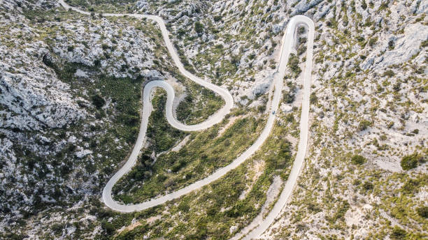 istock Best road in Mallorca - Sa Calobra 1204772675