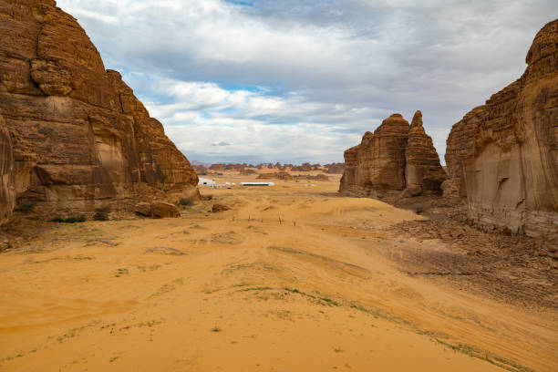 istock Outcrop geological formations, Al Ula in Saudi Arabia 1204777409