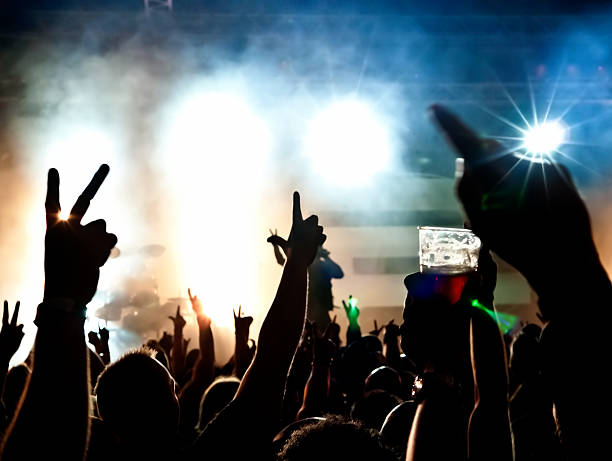 istock silhouettes of concert crowd 120478549