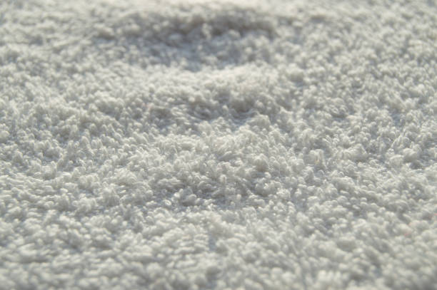 istock White Terry soft towel for SPA treatments, texture, background 1204787215