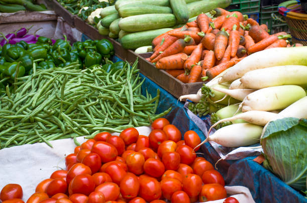 istock Fresh vegetables on the market in Nepal 1204787353