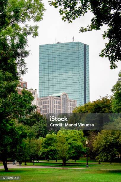 Boston Massachusetts Usa The John Hancock Tower Stock Photo - Download Image Now