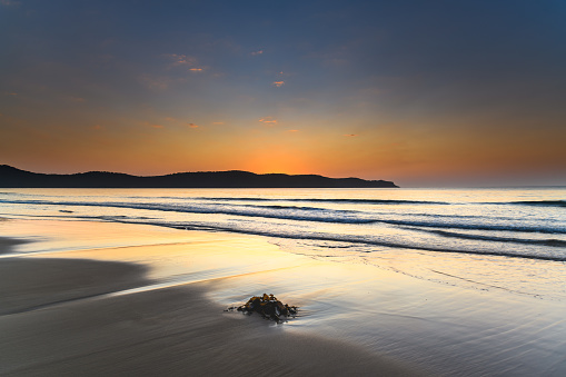 Summer Sunrise Seascape from Umina Beach on the Central Coast, NSW, Australia.