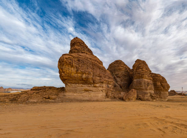 istock Outcrop geological formations, Al Ula in Saudi Arabia 1204803448