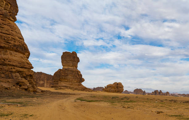 istock Outcrop geological formations, Al Ula in Saudi Arabia 1204803449