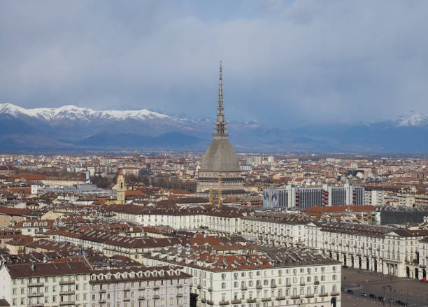 istock Aerial view of Turin 1204810639