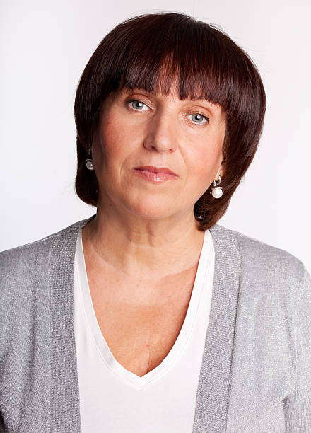 istock Mid serious adult woman 120481669