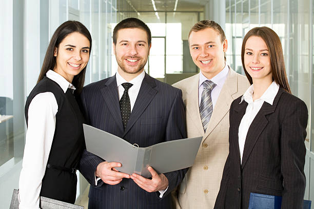 istock Young businesspeople 120482201