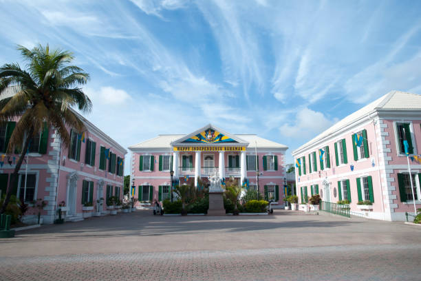 istock Decorated Nassau Parliament Square 1204826978