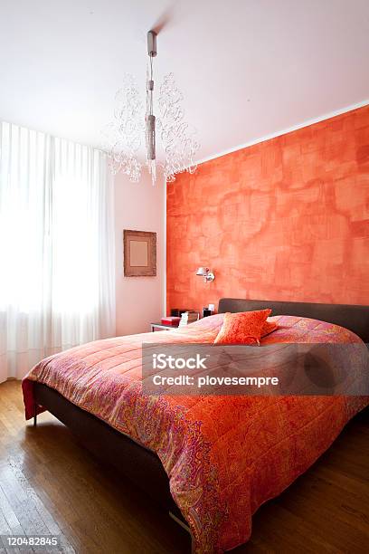 Innenraum Mit Rote Wand House Stockfoto und mehr Bilder von Architektur - Architektur, Aussicht genießen, Behaglich