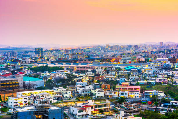 istock Urasoe, Okinawa, Japan Town Skyline 1204832577