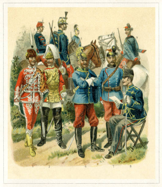 istock Soldier Austria Hungary Army cavalry 19th century 1204837679