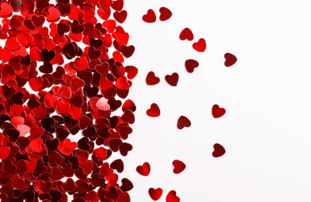 istock art background of heart on white background 1204837803