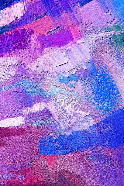istock abstract oil paint texture on canvas, background 1204837835