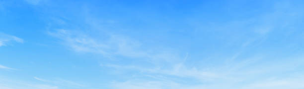 istock Beautiful tiny white clouds with blue sky in summer seasonal. 1204843345