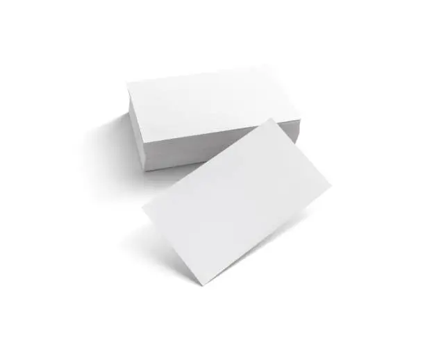 Photo of Isolated business cards