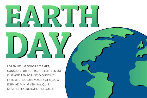 istock Earth Day holiday concept. Earth globe. Template for background, banner, card, poster with text inscription. Vector EPS10 illustration. 1204852310