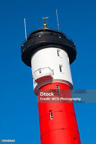 Old Lighthouse On Wangerooge Island Stock Photo - Download Image Now - Wangerooge, Architecture, Balcony