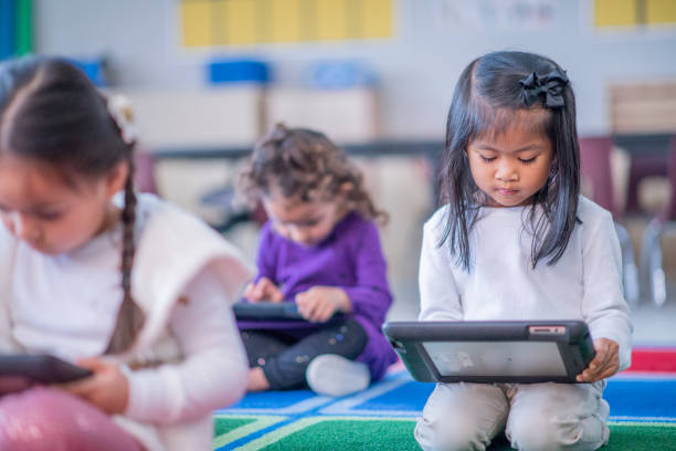 istock Children on Tablets stock photo 1204862709