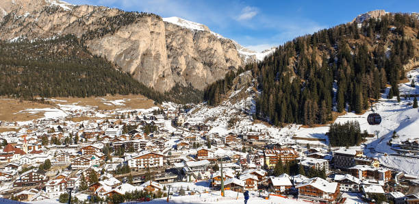 istock Wolkenstein on winter day in Dolomites 1204862727