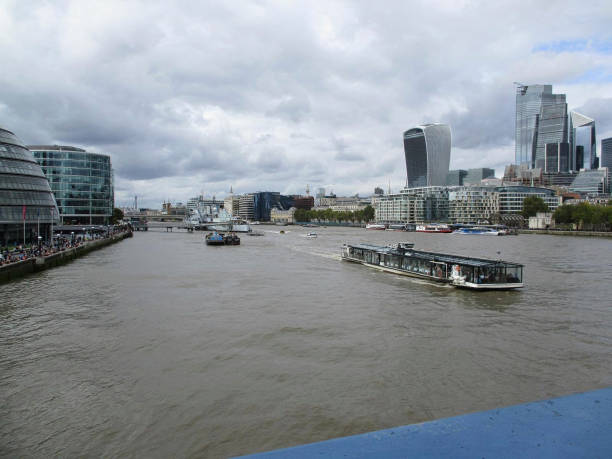 istock ships on the river in london 1204864007