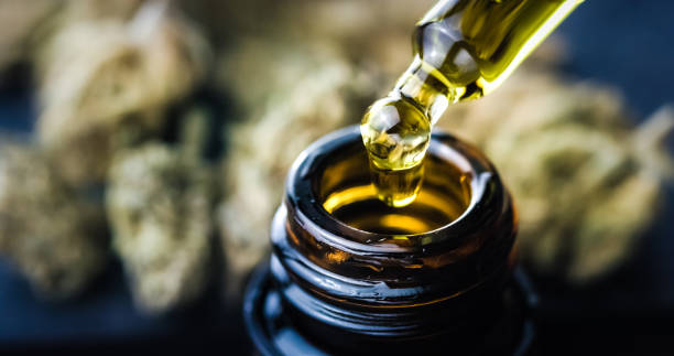 Woman presenting the best CBD brands