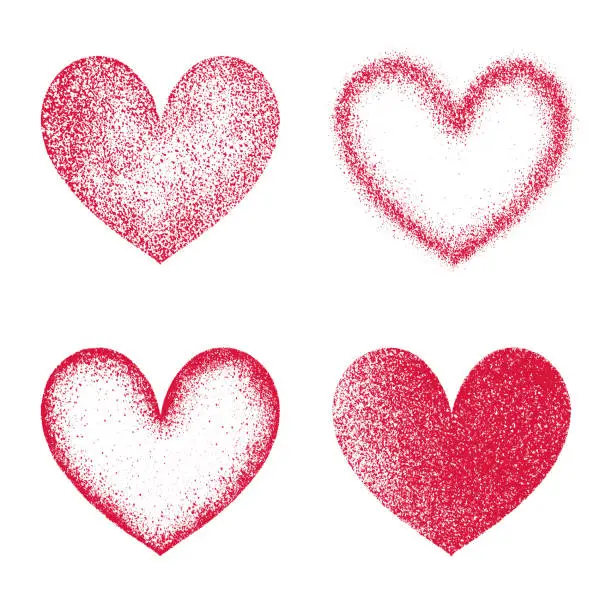 Vector illustration of Hearts