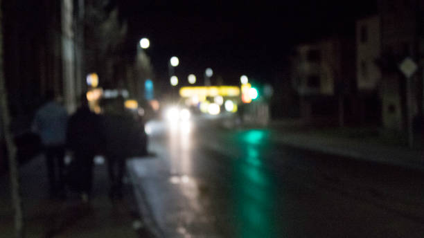 istock Blured city night life 1204876498