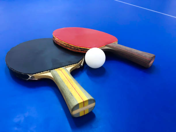 istock Table tennis equipment. 1204884917