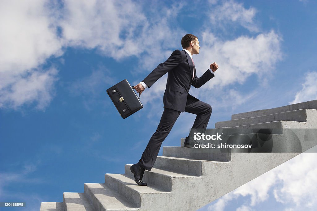 Successful leader  Ladder of Success Stock Photo