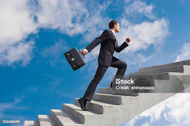 Successful Leader Stock Photo - Download Image Now - Ladder of Success, Promotion - Employment, Moving Up