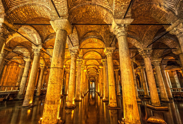 istock The Basilica Cistern, (Yerebatan), Istanbul, Turkey. 1204892576