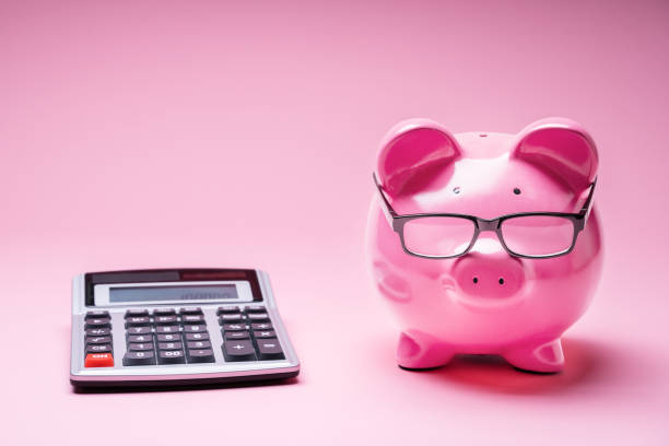 istock Piggybank And Calculator 1204894301
