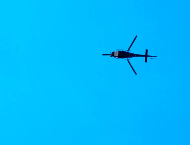 istock Helicopter over the city 1204899998
