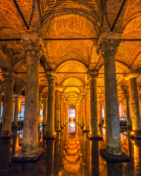 istock The Basilica Cistern, (Yerebatan), Istanbul, Turkey. 1204900315