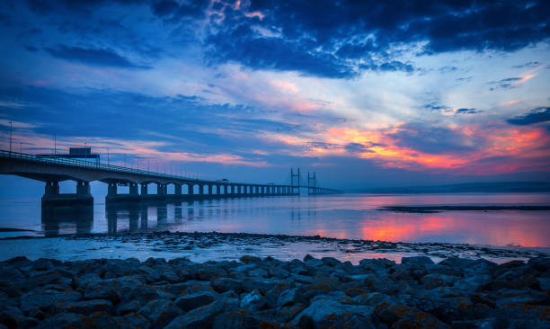 istock Prince Of Wales bridge at sunset 1204901412